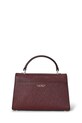 Doplnky Kožená kabelka Lauren Ralph Lauren 431966765 burgundské