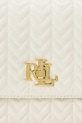 Kožená kabelka Lauren Ralph Lauren 431966768 bílá