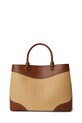 Lauren Ralph Lauren torebka shopper damska skórzana 431966776 brązowy SS26
