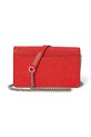 Doplňky Kožená kabelka Lauren Ralph Lauren 432966784 oranžová