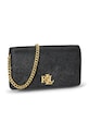 Usnjena torbica Lauren Ralph Lauren 432966784 črna SS25