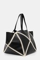 Nanushka torebka THEORIGAMITOTELARGE NW23CRBG02899 czarny SS25