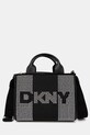 Kabelka Dkny nášivka čierna R44AYC80