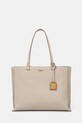 Dkny borsa a mano in pelle pelle fiore beige R44A1I52