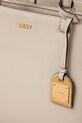 Dkny borsa a mano in pelle beige R44A1I52