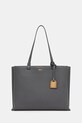 Кожаная сумочка Dkny кожа серый R44A1I52