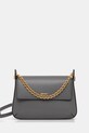 Шкіряна сумочка Dkny лицьова шкіра сірий R44EKI55