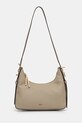 Шкіряна сумочка Dkny лицьова шкіра бежевий R44EAI65