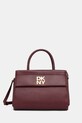 Kožená kabelka Dkny přírodní kůže burgundské R44DAI70