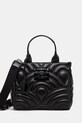 Шкіряна сумочка Kurt Geiger London лицьова шкіра чорний 4047600109