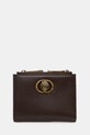 Kožená peněženka Kurt Geiger London jemný vzor hnědá 3597431109