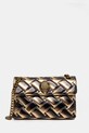 Кожаная сумочка Kurt Geiger London кожа золотой 846368109