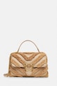 Τσάντα Pinko απομίμηση λείου δέρματος μπεζ 100043.A2CD