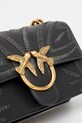 Kožená kabelka Pinko černá 100059.A2C3