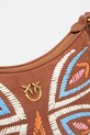 Замшева сумочка Pinko коричневий 102790.A2IW