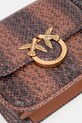 Pinko poșetă de piele maro 104297.A2CH