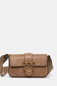 Кожаная сумочка Pinko кожа бежевый 104340.A2C2