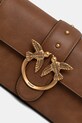 Pinko borsa a mano in pelle marrone 104340.A2C2