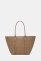 Шкіряна сумочка MICHAEL Michael Kors лицьова шкіра бежевий 30R5G9OT7L