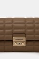 Doplnky Kožená listová kabelka MICHAEL Michael Kors 32S4G2RC9L béžová