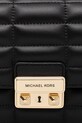 Kožená listová kabelka MICHAEL Michael Kors čierna 32S4G2RC9L