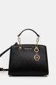 Шкіряна сумочка MICHAEL Michael Kors лицьова шкіра чорний 32S4GCYC1T