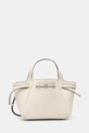 Δερμάτινη τσάντα Tory Burch Romy Pebbled Satchel λείο δέρμα μπεζ 164866.921