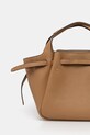 Аксесуари Шкіряна сумочка Tory Burch Romy Pebbled Satchel 164866.227 коричневий