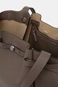 Tory Burch torebka skórzana Romy Pebbled Tote brązowy 163388.001
