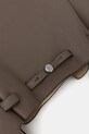 Tory Burch torebka skórzana Romy Pebbled Tote 163388.001 brązowy