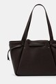 Αξεσουάρ Δερμάτινη τσάντα Tory Burch Romy Pebbled Tote 163388.200 καφέ