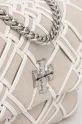 Tory Burch torebka Kira Woven Canvas Small beżowy 151267.250