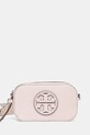 Tory Burch poseta de piele Miller Patent Border Mini Crossbody uni roz 171957.650