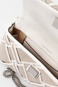 Tory Burch geantă Kira Woven Canvas Mini Flap 154831.250 bej