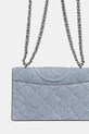Doplnky Kabelka Tory Burch Fleming Denim Small 167750.426 modrá