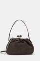 Weekend Max Mara torebka nie mieści A4 brązowy 2515511085600