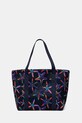 Vilebrequin torebka BAGSIB tekstylny granatowy BSBC0207