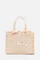 Kabelka HUGO hladký béžová 50541521