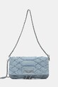 Kabelka ZADIG&VOLTAIRE hladký modrá LWBA03877.416