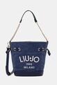 Τσάντα Liu Jo υφασμάτινο σκούρο μπλε AA5003.T6948