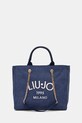 Kabelka Liu Jo nášivka tmavomodrá AA5004.T6948