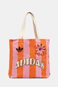 Бавовняна сумка adidas Originals Tote Bag візерунок рожевий KB8507