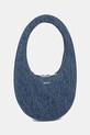 Τσάντα Coperni Denim Mini Swipe υφασμάτινο μπλε COPBA01BIS252