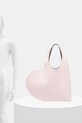 Кожена чанта Coperni Heart Tote COPBA14F6031 розов