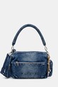 Kabelka Desigual HALF LOGO hladký modrá 25SAXD22