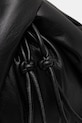 Nanushka geantă de piele JEN DRAWSTRING negru NW25SSBG04899