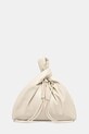 Nanushka leather handbag JEN DRAWSTRING LARGE strapless beige NW25SSBG03893