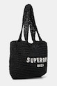 Torba za plažu Superdry W9110401A.AZD crna SS25