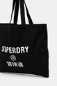 Akcesoria Superdry torba bawełniana Y9110270A.02A czarny
