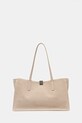 Calvin Klein torebka skóra zamszowa beżowy K60K612982